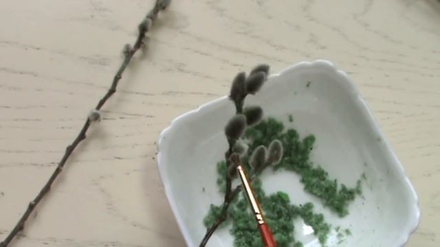 Букет из вербы на Вербное воскресенье
