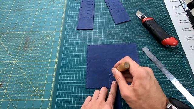 Секрет раскрыт!!!  Вот так делается Визитница из кожи своими руками.Ручная работа.Ручной шов