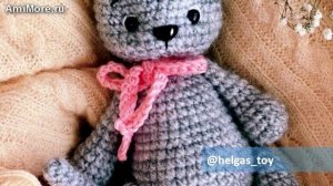 Амигуруми: схема Пузатый кот. Игрушки вязаные крючком.