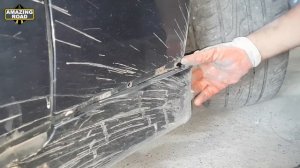 How to remove the front fender on a Mercedes W210 / Mercedes W210 Front Wing Removal and Replacemen