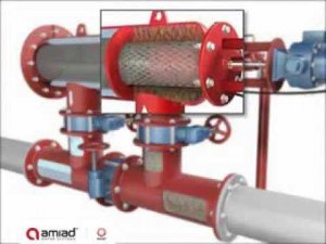 НПЦ ПромВодОчистка: Сетчатый фильтр Amiad серии SAF с электромеханическим механизмом промывки