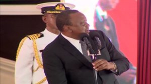 "WHENEVER I IGNORED MOI CALLS, HE WOULD CALL MY WIFE" UHURU CRACKS A JOKE AT MOI'S FUNERAL