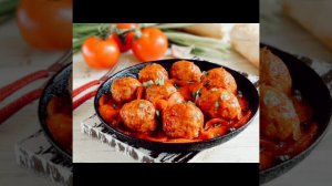 Сочные,ароматные и аппетитные!ТЕФТЕЛИ в томатном соусе.Тефтели мясные.Mesano meso.ням.🤤😋🥘