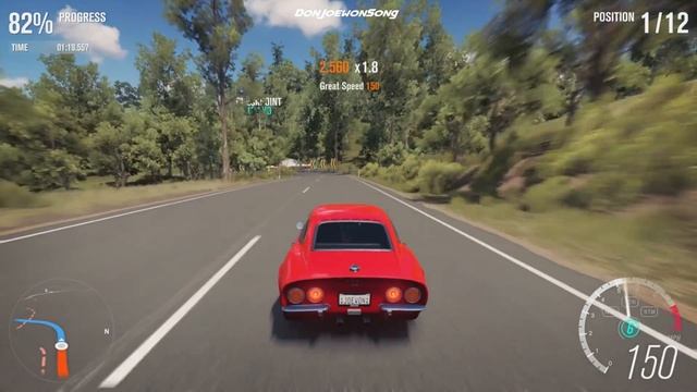 1968 Opel GT - Forza Horizon 3 - Car Collection #54 смотреть онлайн