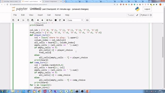 الحلقة (11) PYTHON 3.7 ازاي تعمل لعبة connect 4 بالبايثون؟ الجزء السادس смотреть онлайн