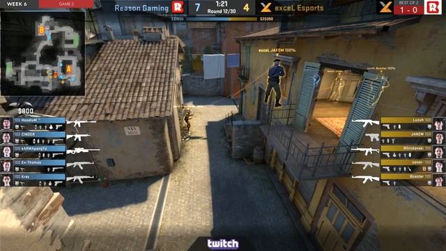 Gfinity Elite Series Season 1 - Week 6 - exceL vs Reason Gaming - [Map2 Inferno] смотреть онлайн