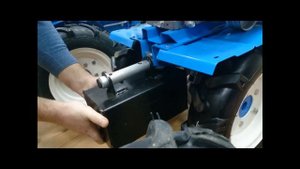 Установка переднего утяжелителя на мотоблок НЕВА МБ