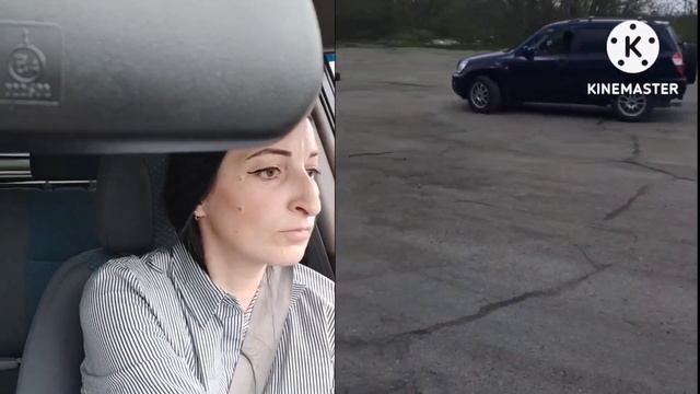Уроки вождения. Как правильно делать змейку задним ходом. Chery Tiggo T11 Вождение.