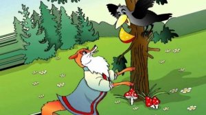 Басня Крылова Ворона и лисица