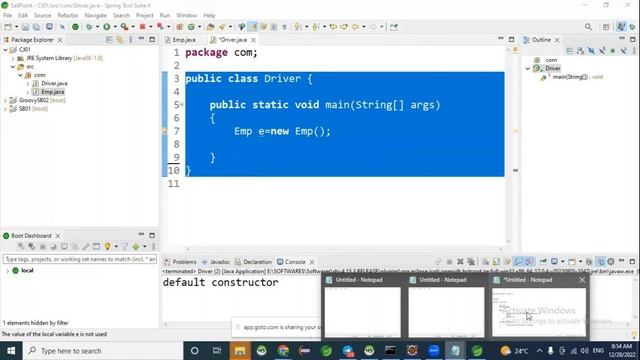 Core Java Complete Course (Session-9) Topic Constructor | By Mr. Suman