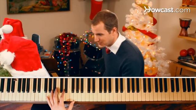 How to Play "Jingle Bells" on Piano | Christmas Songs смотреть онлайн