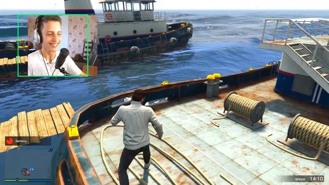 ПИРАТЫ АТАКУЮТ С КОРАБЛЕЙ! (GTA 5 Смешные Моменты) смотреть онлайн