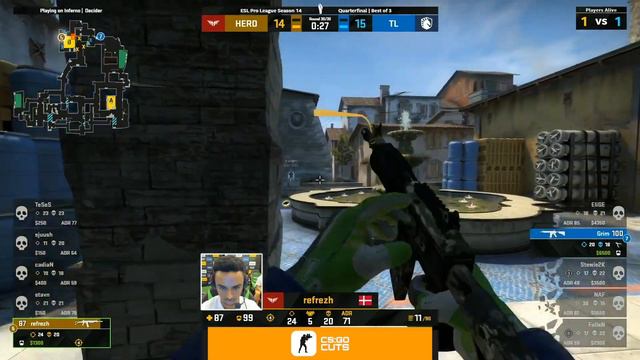 ЛЮТЫЙ ЭЙС КЛАТЧ REFREZH КОТОРЫЙ РЕШАЕТ ИСХОД МАТЧА смотреть онлайн