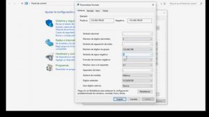 Sistema Administrativo:  Configuración Regional apropiada