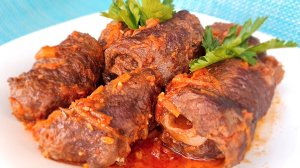 Шикарные МЯСНЫЕ РУЛЕТЫ из ГОВЯДИНЫ в томатном соусе