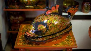 NewsNN: Хохломская роспись в г.Семенов Нижегородской области: производство, музеи