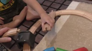 Поезд  Деревянная Железная дорога ИКЕА ЛИЛЛАБУ Мультики про паровозики IKEA LILLABU Railroad