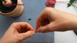 РОЗА из БИСЕРА для НАЧИНАЮЩИХ - мастер-класс