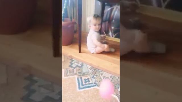 Ползать на жопе. Как ползают Дети . Игра а мячик смотреть онлайн