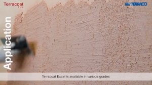 TERRACOAT EXCEL TERRACO - нанесение декоративной штукатурки КОРОЕД.