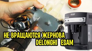 Кофемашина Delonghi ESAM 3000 Magnifica не перемалывает кофе. Разборка, поиск неисправности, ремонт.