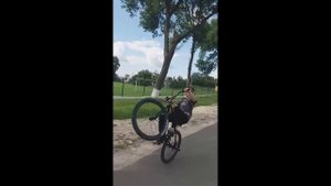 STUNT RIDER | катаю у деревне на bmx cruiser