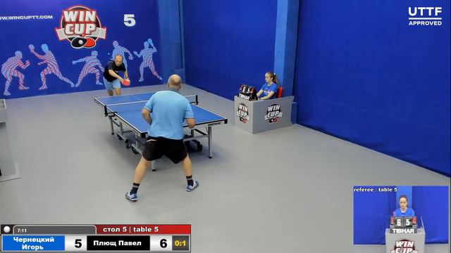 15:00     Чернецкий Игорь 0-3 Плющ Павел   стол 5 ЮГ-3  29.08.20 смотреть онлайн