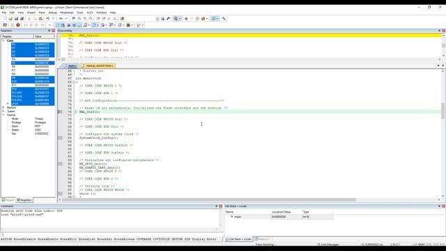 Урок №15. Использование printf на микроконтроллере STM32f103 в среде программирования Keil uVision. смотреть онлайн