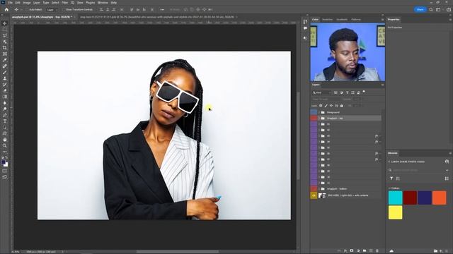 Photoshop Actions: Anaglyph Glitch Photo Effect — How to Use Adobe Photoshop (Part 26) смотреть онлайн