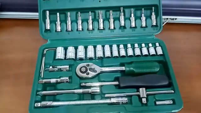 Набор инструментов 46 предметов SATA CR-V смотреть онлайн