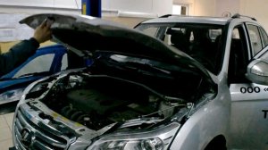 LIFAN X60 установка упоров капота