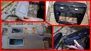 Сломал / Починил. Солнцезащитный козырек, дефлектор воздуховода.