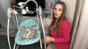 ОБЗОР/ ЭЛЕКТРИЧЕСКИЕ КАЧЕЛИ 2В1 ШЕЗЛОНГ/ BABYCARE BUTTERFLY