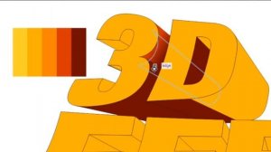 3D TEXT EFFECT - CorelDraw How to Create a 3D effect