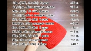 Дед Мороз крючком, схема игрушки, игрушки крючком