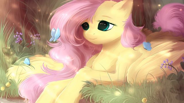 Galaxy Pony - Butterflies in the meadow смотреть онлайн