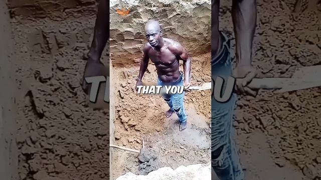 African Construction Worker's Chiselled Physique! #motivation