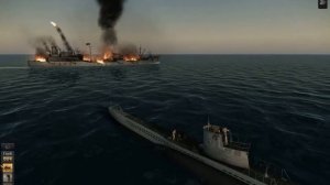 Расcтрел из палубного орудия Silent Hunter 5 Battle of the Atlantic