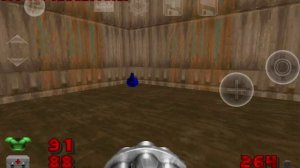 Прохождение игры Дум 1 на планшете - первый эпизод DOOM 1 карты Е1М1 и Е1М2 - первый и второй уровни