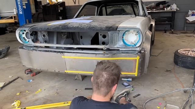 My Mustang Custom Front bumper Is Ready To Weld смотреть онлайн
