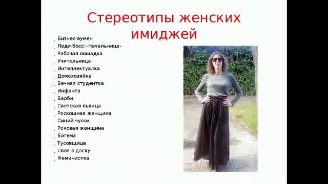 Стереотипы женских образов