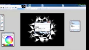 Рисуем необычный цветок в paint net
