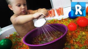 ★  ORBEEZ в Душе Купаемся с Шариками Играем Посудой в Орбиз New Orbeez Toys ORBEEZ POOL PARTY