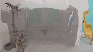 Прячем подводку к радиаторам.