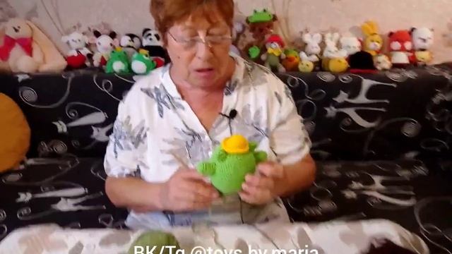 БАБУШКА ВЯЖЕТ НЕОБЫЧНУЮ ИГРУШКУ ПО ВАШИМ ПРОСЬБАМ! КТО ЖЕ ЭТО??TOYS.BY.MARIA#вязание #вязанаяигрушк