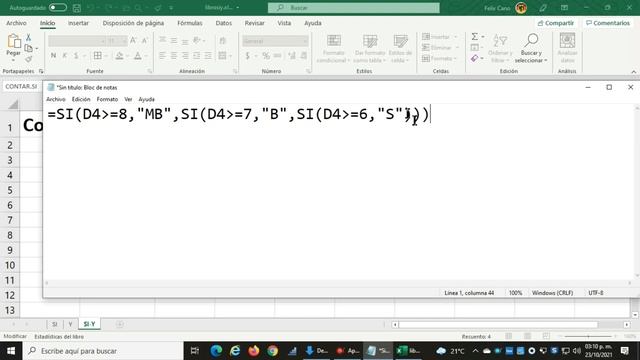 Práctica 7: Funciones =SI(), =Y() en Microsoft Excel 3/3 смотреть онлайн