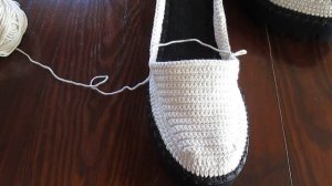 обувь вязаная крючком часть№1