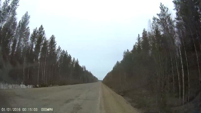 2 часть Федеральная трасса А-215 Плесецк - Савинский апрель 2020 года смотреть онлайн