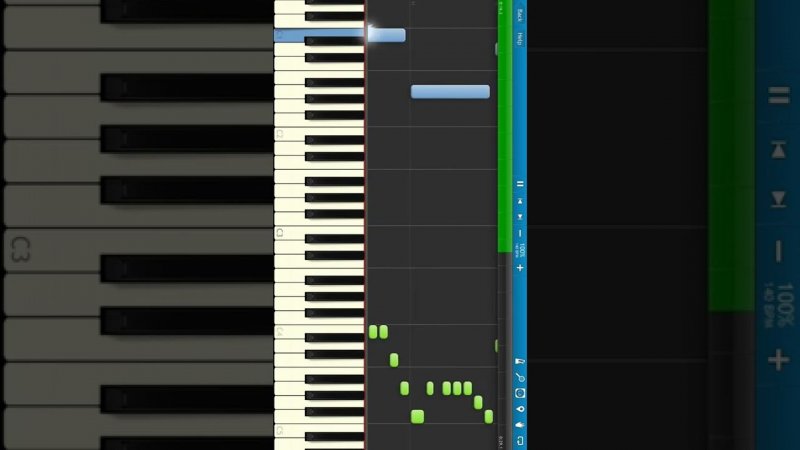 Ангина - Болела - Как играть на пианино #shorts #pianotutorial #synthesia