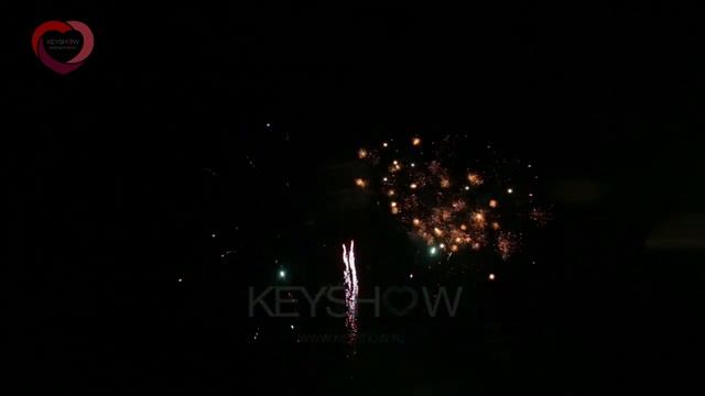 Свадебный салют с мощным финалом и горящими именами